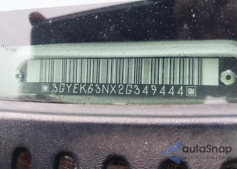 2002 Cadillac Escalade Ext Standard из США, поврежденный, VIN 3GYEK63NX2G349444